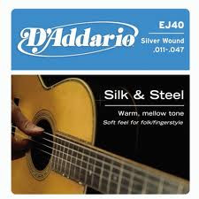 D'Addario EJ40 Silk & Steel Folk (11-47)