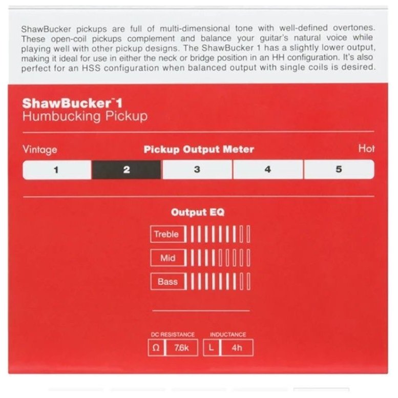 Fender ShawBucker 1 Humbucking Pickup