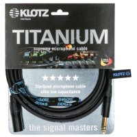 Klotz Titanium Starquad Analog Audio Cable With Male Xlr To Balanced Jack Plug 3 M
