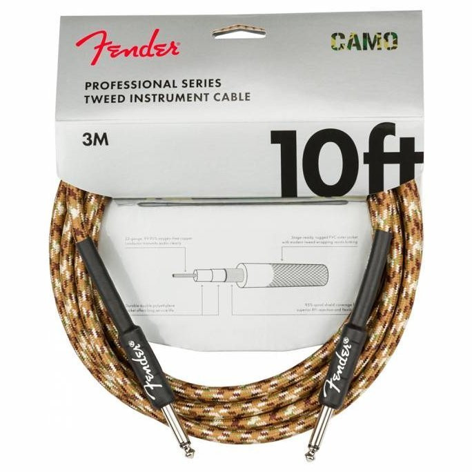 Fender Cable Professional Series 10' Desert Camo