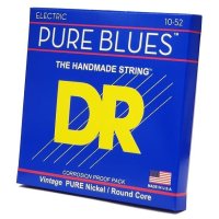 DR STRINGS PURE BLUES ELECTRIC GUITAR STRINGS - MEDIUM TO HEAVY (10-52)