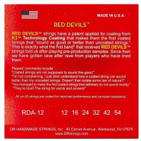 DR STRINGS RED DEVILS ACOUSTIC - LIGHT (12-54)