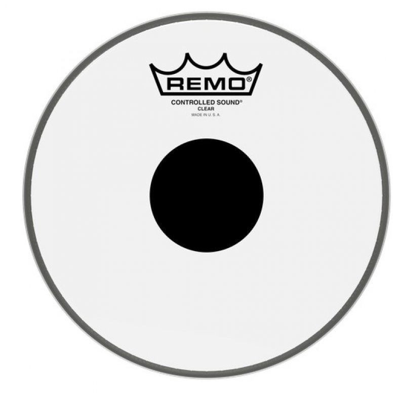 Remo CS 8" CLEAR BLACK DOT