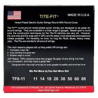 DR STRINGS TITE-FIT ELECTRIC - EXTRA HEAVY 8 STRING (11-80)