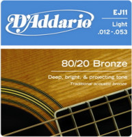 D'Addario EJ11 80/20 Bronze Light (12-53)