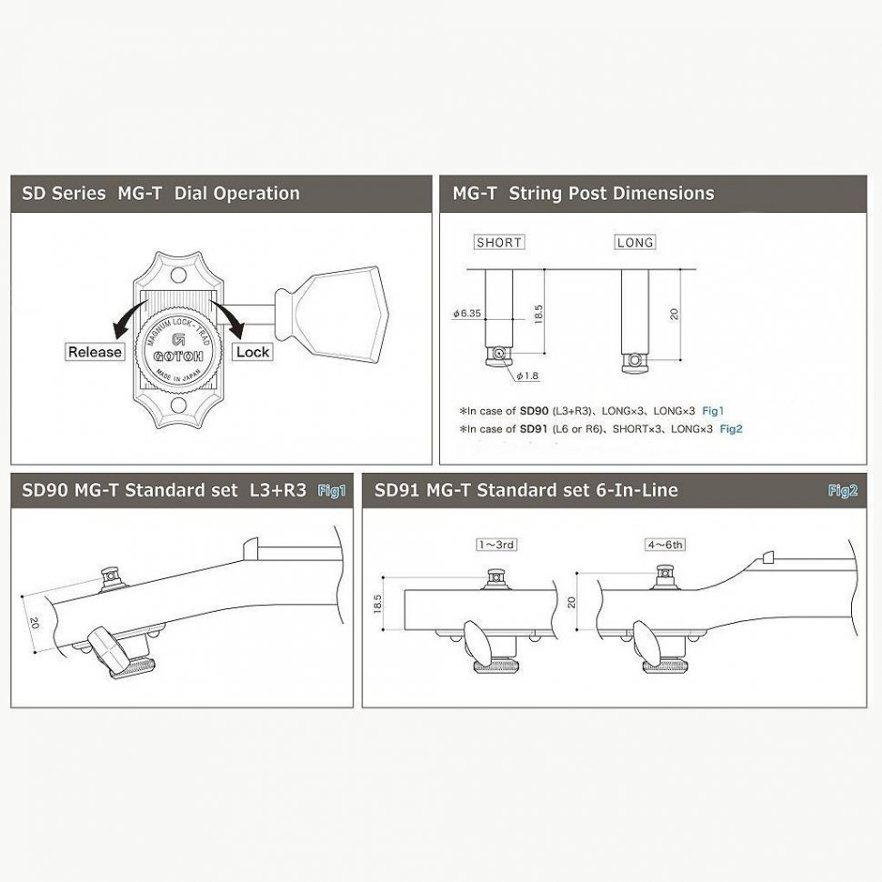 Gotoh SD91-05ML-MGT N