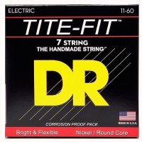 DR STRINGS TITE-FIT ELECTRIC - HEAVY 7 STRING (11-60)