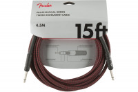 Fender CABLE PROFESSIONAL SERIES 15' RED TWEED