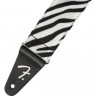 Fender 2" WILD ZEBRA STRAP