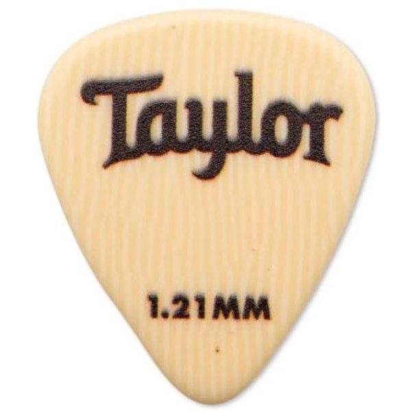Taylor 351 Dark Tone Picks 1.21 Ivoroid 6 Pack