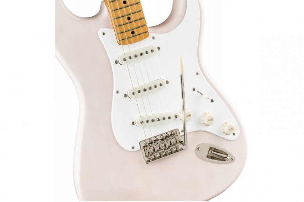 SQUIER by FENDER CLASSIC VIBE '50S STRATOCASTER MAPLE FINGERBOARD, WHITE BLONDE SQUIER by FENDER CLASSIC VIBE '50S STRATOCASTER MAPLE FINGERBOARD, WHITE BLONDE