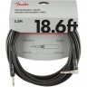 Fender CABLE PROFESSIONAL SERIES 18.6' ANGLED BLACK