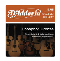 D'Addario EJ15 Phosphor Bronze Extra Light (10-47)