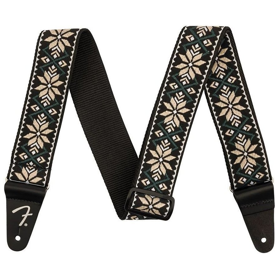 Fender Strap 2" Pasadena Woven Yellow Snowflake