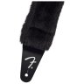 Fender Strap 2" Poodle Plush Strap Black Fender Strap 2" Poodle Plush Strap Black