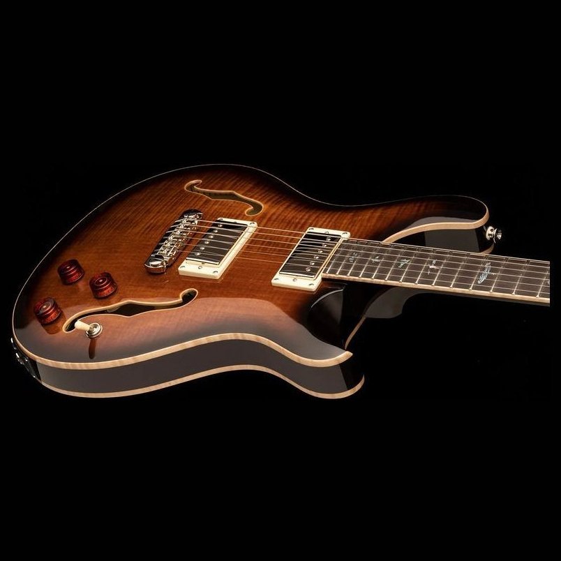 PRS SE Hollowbody II Piezo (Black Gold Burst)