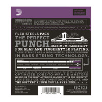 D'Addario EFX170 XL FlexSteels Bass Light (45-100)