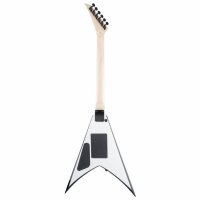 Jackson JS32 AH KING V WHITE WITH BLACK BEVELS