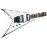 Jackson JS32 AH KING V WHITE WITH BLACK BEVELS