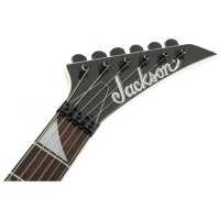 Jackson JS32 AH KING V WHITE WITH BLACK BEVELS