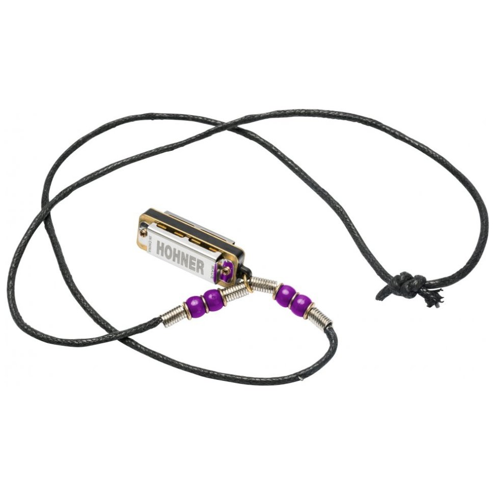 Hohner Miniature Mini Harmonica Necklace M38N-PU C-major Purple (1 шт.)