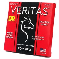 DR STRINGS VERITAS COATED CORE ELECTRIC GUITAR STRINGS - MEDIUM TO HEAVY (10-52)
