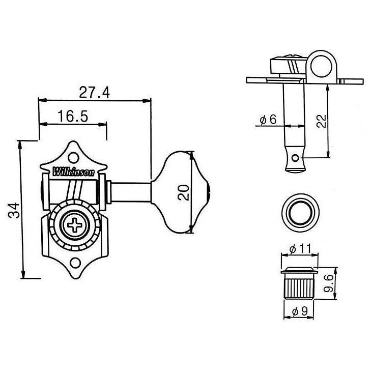 PaxPhil WJ28N 3+3 BK