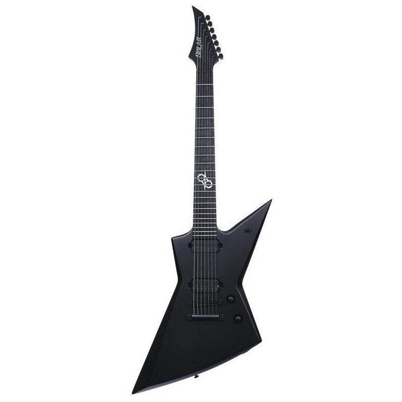 Solar Guitars E2.7C CARBON BLACK MATTE
