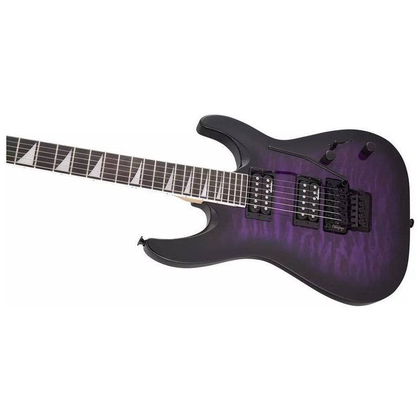 Jackson JS32Q DKA DINKY ARCH TOP TRANSPARENT PURPLE BURST