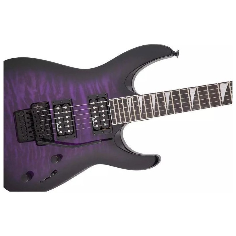 Jackson JS32Q DKA DINKY ARCH TOP TRANSPARENT PURPLE BURST