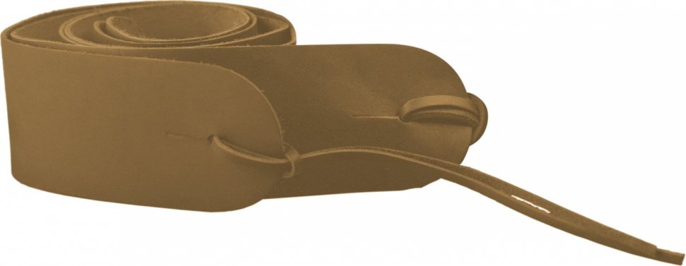 Clayton LS3DB LEATHER 3 1/2" DK BROWN GUITAR STR