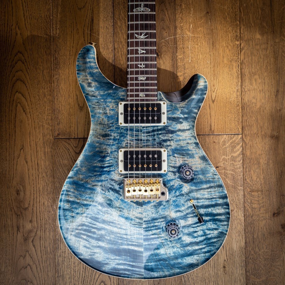 PRS Custom 24 10 Top (Faded Whale Blue)
