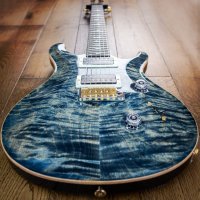 PRS Custom 24 10 Top (Faded Whale Blue)