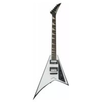 Jackson JS32T RHOADS AH WHITE WITH BLACK BEVELS
