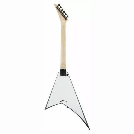 Jackson JS32T RHOADS AH WHITE WITH BLACK BEVELS