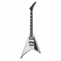 Jackson JS32T RHOADS AH WHITE WITH BLACK BEVELS