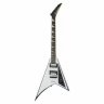 Jackson JS32T RHOADS AH WHITE WITH BLACK BEVELS
