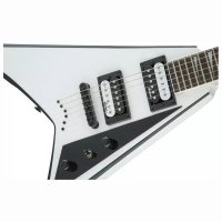 Jackson JS32T RHOADS AH WHITE WITH BLACK BEVELS