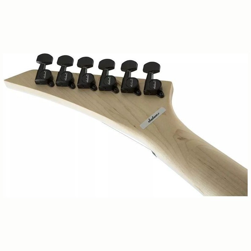 Jackson JS32T RHOADS AH WHITE WITH BLACK BEVELS