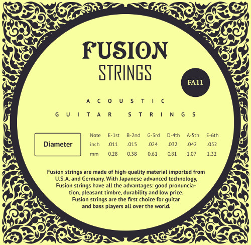 Fusion strings FA11