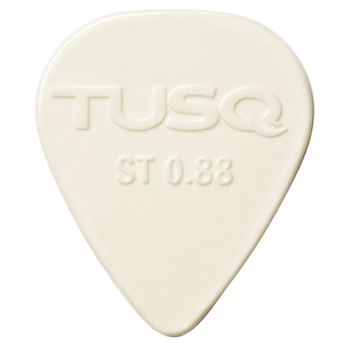 Graph Tech PQP-0088-W6 TUSQ STANDARD PICK 0.88MM WHITE (BRIGHT) 6 PACK