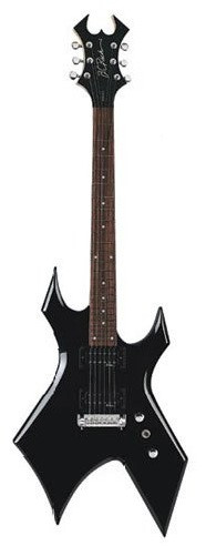 BC Rich WGWHBK Warlock - Widow Headstock