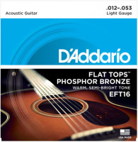 D'Addario EFT16 Flat Tops Phosphor Bronze (12-53)